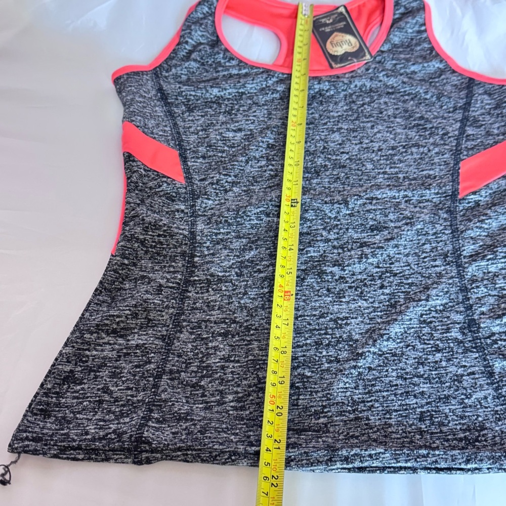 Ruby Rd. Gray and Pink Tank Top - Picture 10 of 12